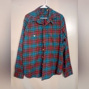 Polo Ralph Lauren Men's Performance Plaid Long Sleeve Button Down Flannel